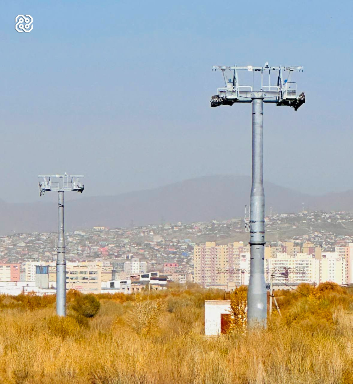 Дүүжин замын тээвэр төслийн 5 дахь тулгуур баганыг суурилуулжээ